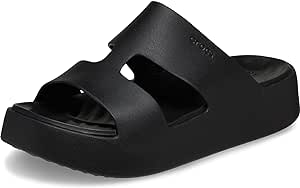 Crocs Getaway Platform H-Strap, Wedge Sandals for Women