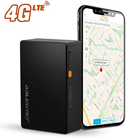 ABLEGRID 4G LTE GPS Tracker, GT300 Real-time GPS Tracking Device Portable for Vehicles and Persons Hidden Magnetic Mini GPS Locator Tracker for Cars - Free Global SIM Card