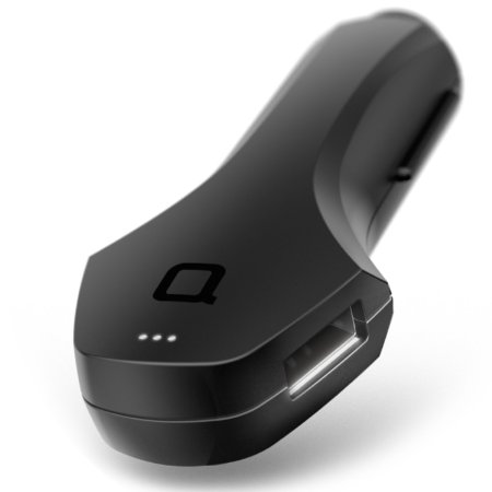 ZUS Smart USB Car Charger and Car Finder, iF Product Design Award Winner, Military Grade with Bluetooth, Rapid Charging, 2 ports, 24W 4.8A for iPhone 5 / 6, iPad, Samsung Galaxy S5 / S6 / Note 4 etc