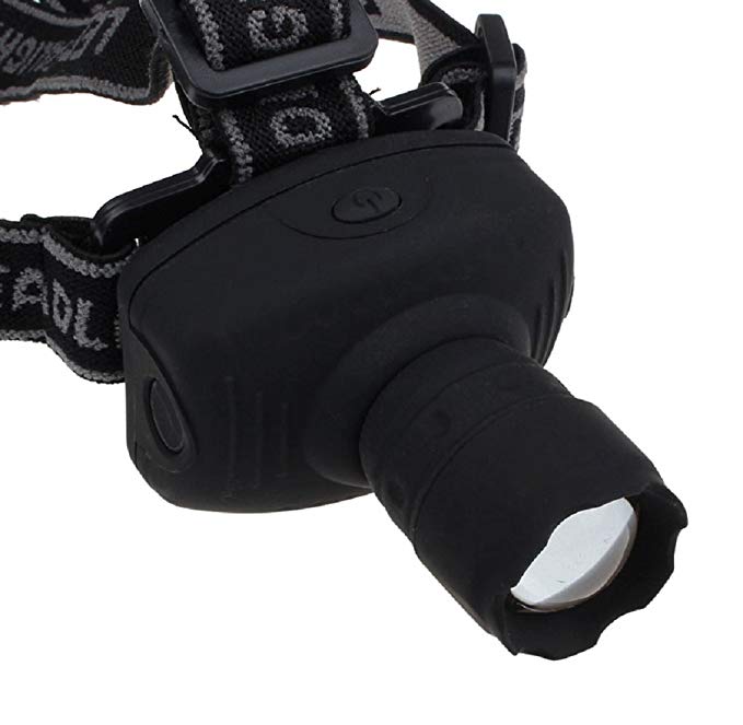 Start 3-Mode Durable Protable Headlamp CREE Q5 1000 Lumens LED Zoomable AAA Head Torch Light Lamp