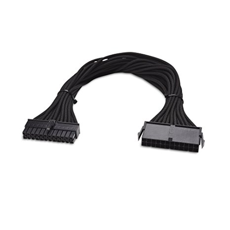 Cable Matters 24-Pin ATX Power Supply M/F Extension Cable - 12 Inches