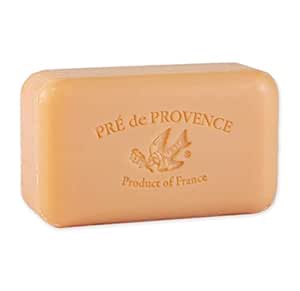 Pre de Provence Artisanal Soap Bar, Natural French Skincare, Enriched with Organic Shea Butter, Quad Milled for Rich, Smooth & Moisturizing Lather, Persimmon, 5.3 Ounce