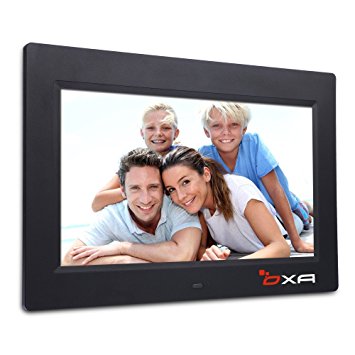 OXA 7-Inch 4G HD Digital Photo Frame with Built-in Storage MP3 Video Player Wall Mountable with Remote Control