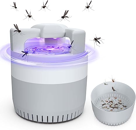 Attrape-Mouche, Lampe Anti Moustique, USB Attrape-Mouche Mosquito Repellent, 180°Lumière Tueuse de Moustiques pour La Chambre à Coucher, La Cuisine, Le Bureau, La Maison