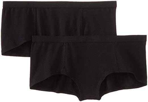 Pact Women's 2-Pack Organic Cotton Boyshort Panties