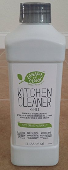 Legacy of Clean Ultra-Concentrated All Purpose Kitchen Cleaner Refill (33.8 Fl. Oz Makes 4 or More Refill Bottles)