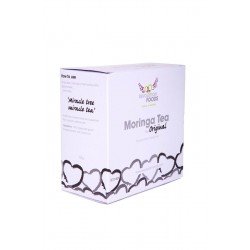 Organic moringa leaf tea / 50 caffeine free unbleached tea bags