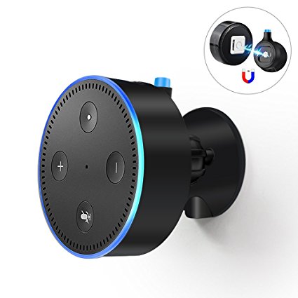Matone Wall Mount Phone Holder, Magnetic Phone Charging Holder Hanger Stand Universal [Easy Mount & Quick Release] for Echo Dot iPhone Samsung Smartphones Tablets, Great for Kitchen Bathroom & Office