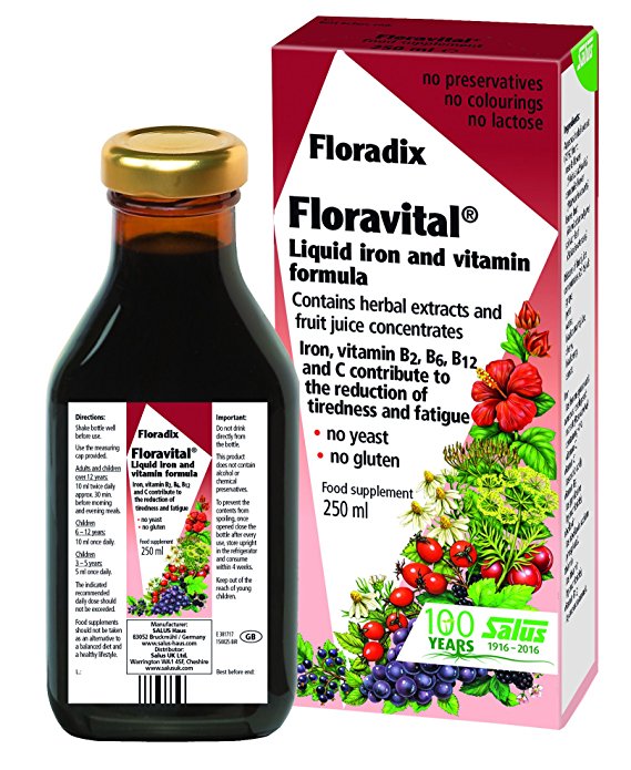 Floravital Iron Vitamin Formula Liquid 250ml