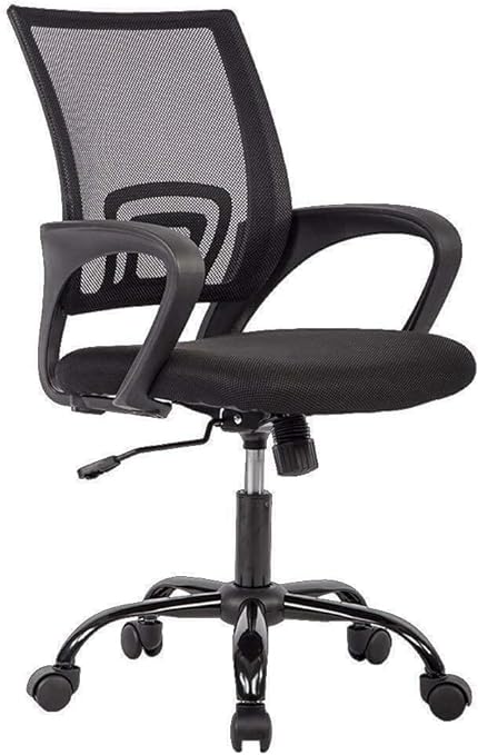 Home Office Chair Ergonomic Desk Chair Mesh Computer Chair with Lumbar Support Armrest Executive Rolling Swivel Adjustable Mid Back Task Chair