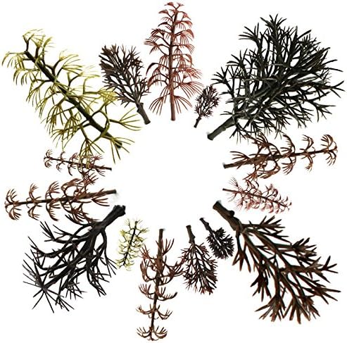 29pcs Mixed Model Trees Without Leaves 1.5-5.5 inch(4-14 cm), OrgMemory Ho Scale Trees, Diorama Supplies, Model Train Scenery, Miniature Trees, Model Railroad Scenery with No Bases