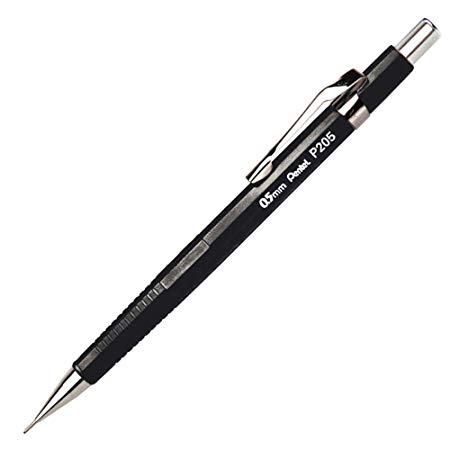 Pentel P200 0.5 mm Mechanical Pencil Lead with Black Barrel