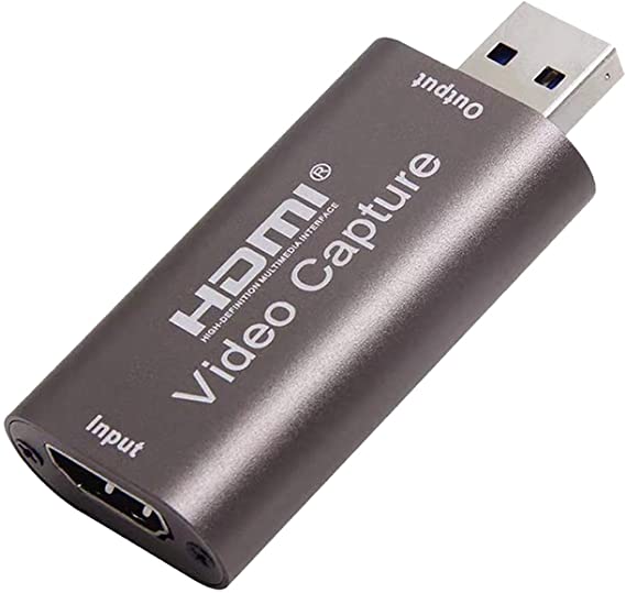WELINK Game Capture Card HDMI, External Audio Video Capture Cards 60fps, USB 3.0, 4K 1080p, Video Converter for PS4 Switch Xbox Game, OBS, Video Conference