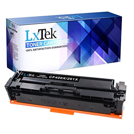 LxTeK HP 201X Compatible CF400X HP CF400A High Yield Toner Cartridge for HP Color LaserJet Pro MFP M277dw, LaserJet Pro M252dw, LaserJet Pro MFP M277n, HP M252n, Black