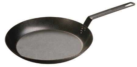 Lodge CRS12 Carbon Steel Skillet Seasoned and Ready to Use 12-inch