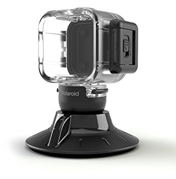 Polaroid Suction Cup Mount for the Polaroid CUBE, CUBE  HD Action Lifestyle Camera – Includes Waterproof Case