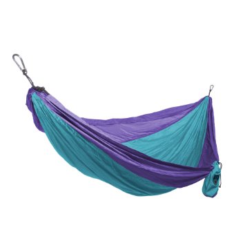 Grand Trunk Double Parachute Nylon Hammock with Carabiners