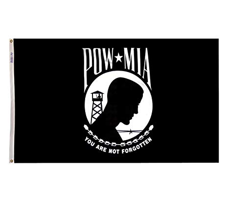 Annin POW-MIA Single Reverse Flag 3 by 5 Foot