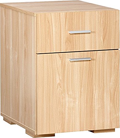 Comfort Products 50-2401OK Modern 2 Drawer Lateral File Cabinet, Oak