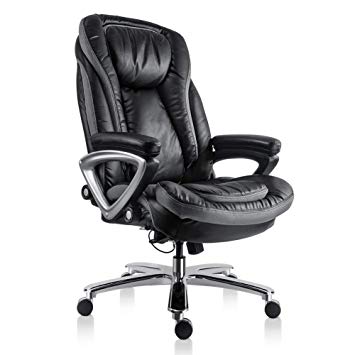 Smugdesk 2579F Ergonomic Office Chair, X Large, Black