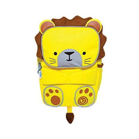 Trunki Toddler’s Backpack – Hi-Viz Children’s Pre School Rucksack - ToddlePak Leeroy Lion (Yellow)