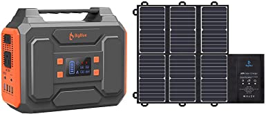 BigBlue 250Wh Portable Power Station and BigBlue 42W Portable Solar Charger