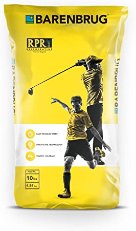 Barenbrug Turf Star Regenerating Perennial Ryegrass Grass Seed - Improve Sports Fields, Golf Courses, Parks, Home Lawn, and Yards (10 LB Bag)