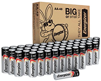 Energizer AA Batteries, Double A Battery Max Alkaline (48 Count) E91DP2-24