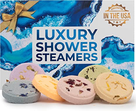 ZenTyme Moments Shower Steamers Aromatherapy Gifts for Women Who Has Everything, Shower Bombs with Essential Oils for Stress Relief, Unique Relaxation Gifts for Moms Birthday, Great Spa Gift for Women