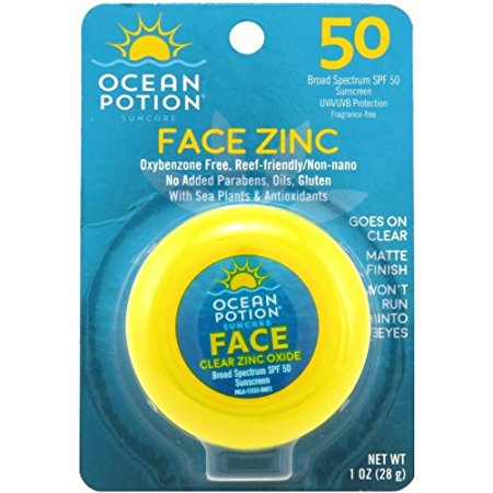 Ocean Potion Clear Zinc Oxide SPF 50 Face Lotion (Pack of 6)