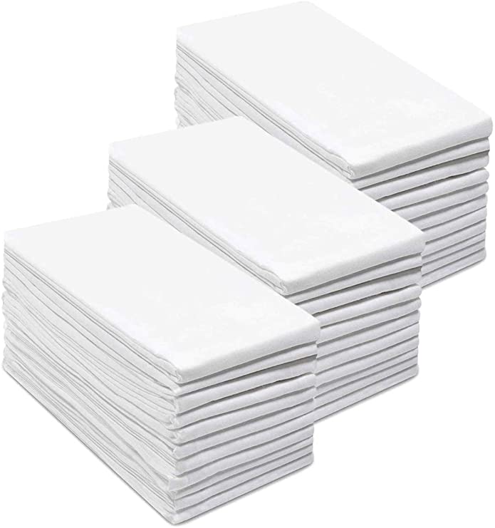 Simpli-Magic 79146 Flour Sack Towels, Basic, White, 12 Pack