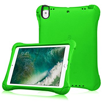 Fintie Case for Apple New iPad 2017 9.7" / iPad Pro 9.7 / iPad Air 2 / iPad Air - Light Weight Shock Proof Impact Resistant Bumper Kids Friendly Protective Cover, Green