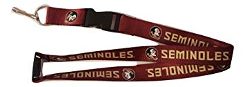 NCAA Officially Licensed Breakaway Lanyard Key Chain (Florida State Seminoles)