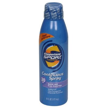 Coppertone Sport Continuous Spray SPF 30 Sunscreen-6 oz