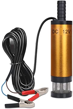 flintronic Bomba de Agua y Aceite, 12V Bompa Sumergible de Acero Inoxidable Bomba de Combustible Diesel Transferencia de Líquido Aceite Agua por Auto, Caravana, Marino, Barca