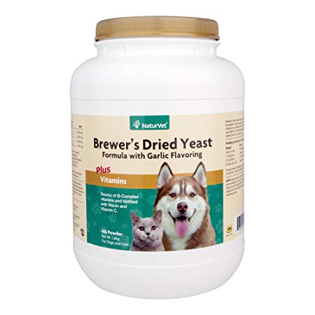 NaturVet Brewer's Yeast formula -Garlic Flavor- 4lbs
