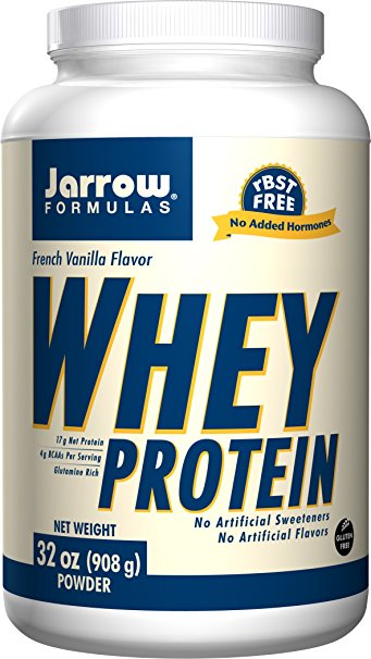 Jarrow Formulas Whey Protein, Supports Muscle Development, French Vanilla, 2 Pound