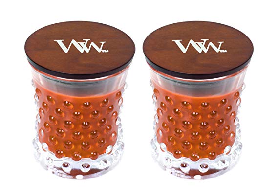 WoodWick Vintage Hobnail Candle Set - Pumpkin Butter