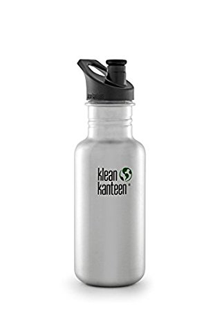 Klean Kanteen Classic 40-Ounce Stainless Steel Bottle With Sport Cap