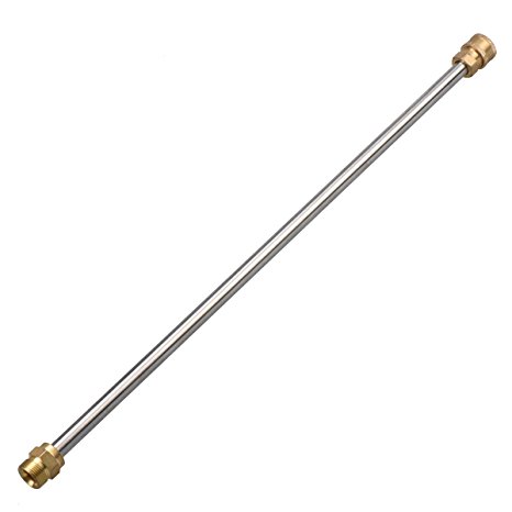 DUSICHIN DUS-021 High Pressure Power Washer Gun Replacement Wand, Extension Lance, 4,000 PSI, 21 Inches