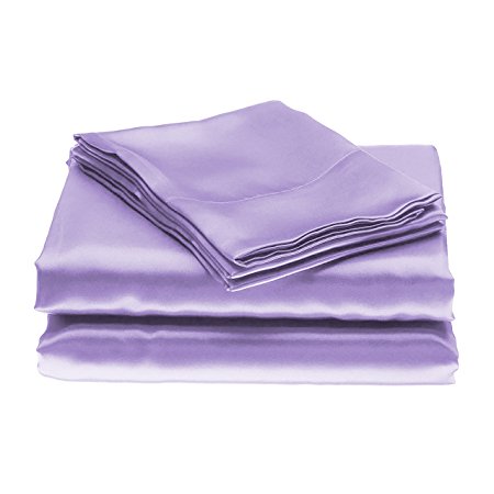 Evolive Luxury Bed Silky Smooth Stain Sheet Set (King, Neptune)