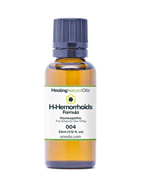 H- Hemorrhoids Relief (33ml): Natural Hemorrhoid Treatment for Internal, External or Thrombosed. Reduce Swelling, Itching and Burning Immediately. A Natural Alternative to Traditional Hemorrhoid Cream