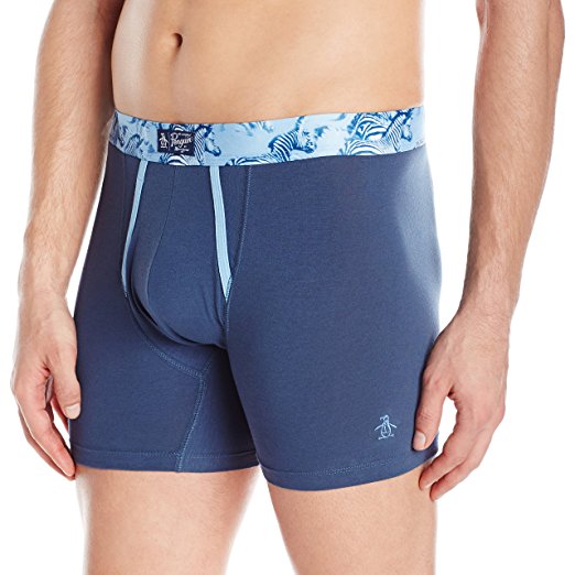 Original Penguin Men's Zebra Waistband Boxer Brief