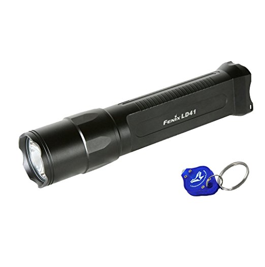 2015 Fenix LD41 XM-L2 U2 960 Lumens LED Flashlight -Including a Bonus Lumentac(TM) Keychain Light - Use 4x AA