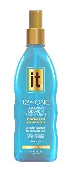 IT 12-in-ONE Amazing Leave In Treatment Spray | Keratin Enriched, Hydrates, Smoothes and Nourishes Hair | Parabens Free, 10.2oz