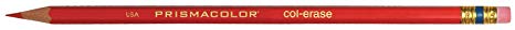 PRISMACOLOR COL-ERASE Pencil, Erasable Colored Pencils № 1277, 12 Pack, Carmine Red (20045)