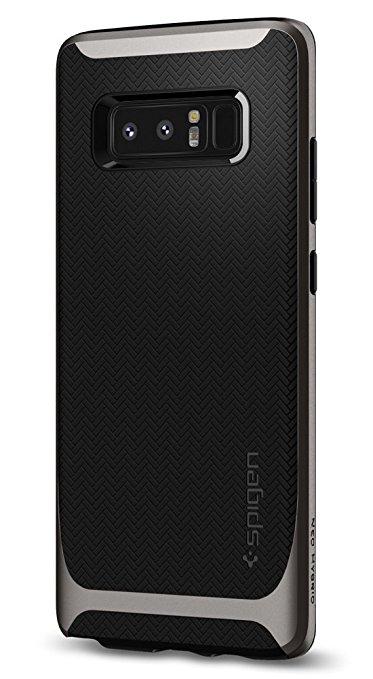 Spigen Neo Hybrid Galaxy Note 8 Case with Herringbone Flexible Inner Protection and Reinforced Hard Bumper Frame for Galaxy Note 8 (2017) - Gunmetal