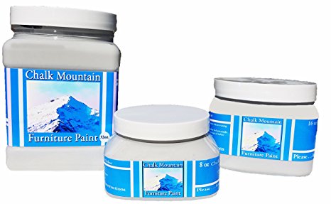 Chalk Mountain Quality Chalk Furniture Paint - 44 Beachy & Earthy Colors - Zero VOC & Low Odor (3 sizes available) (8oz, #39)