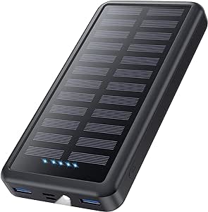 Power Bank 42800mAh Portable Charger,PD 3.0 Fast Charging Battery Pack Cell Phone Charger, 3 Outputs Solar Charger with LED Flashlight for iPhone 15/14/13/12/11, Samsung Google Android Phone