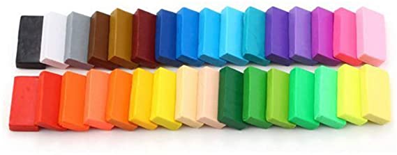 DOITOOL 32 Colour Polymer Clay Set Oven Bake Modelling Clay Soft Craft Clay with Sculpting Tools Kids Birthday Christmas Party Favors Gifts for DIY Craft (Random Color)